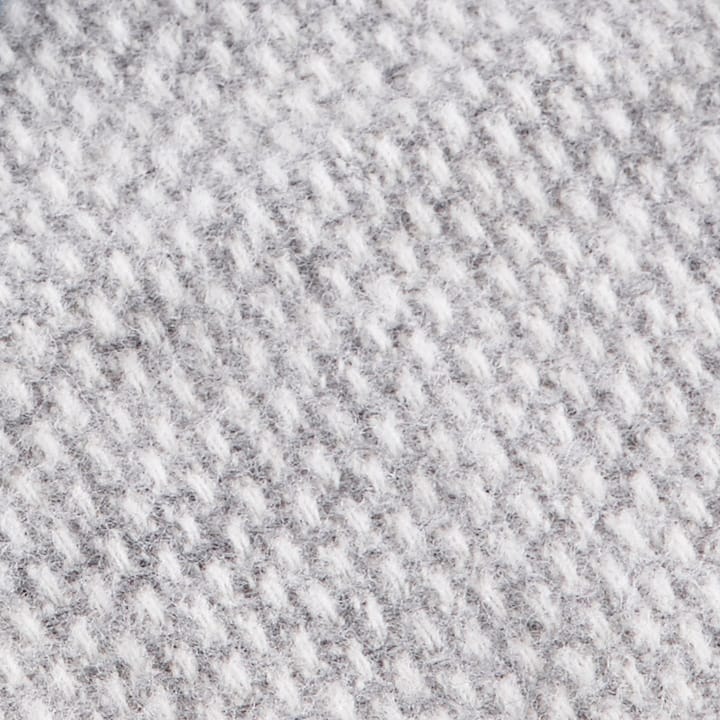 Domino wollen plaid, lichtgrijs Klippan Yllefabrik
