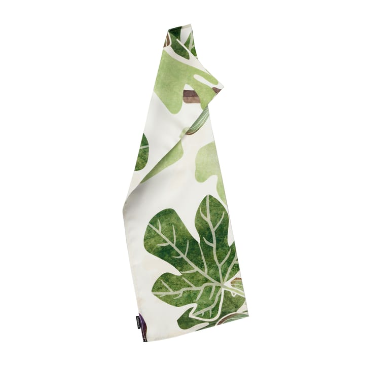 Figs keukenhanddoek, Groen-wit Klippan Yllefabrik