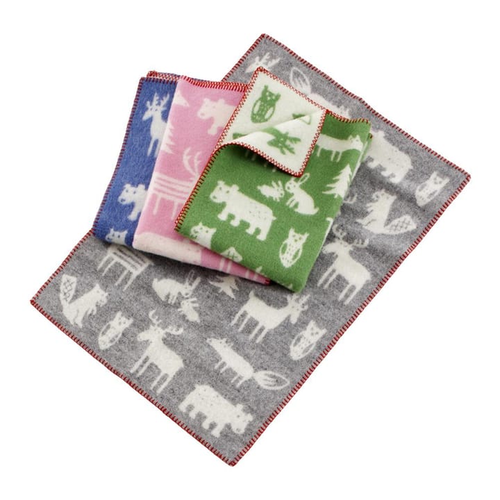Forest kinderplaid, blauw Klippan Yllefabrik