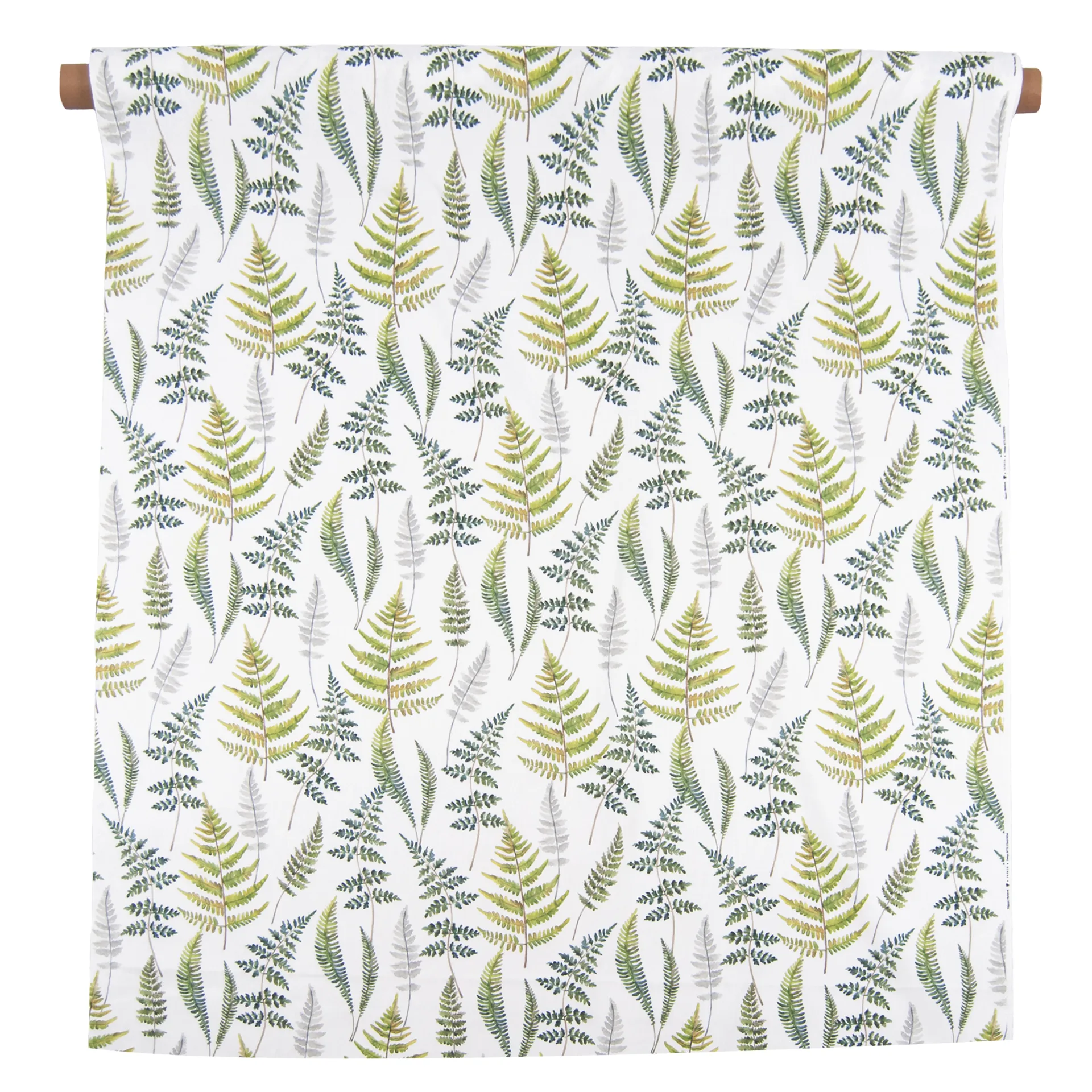 Fräken stof, wit Klippan Yllefabrik