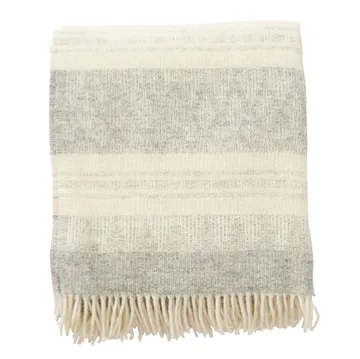 Freja wollen plaid - Grijs - Klippan Yllefabrik