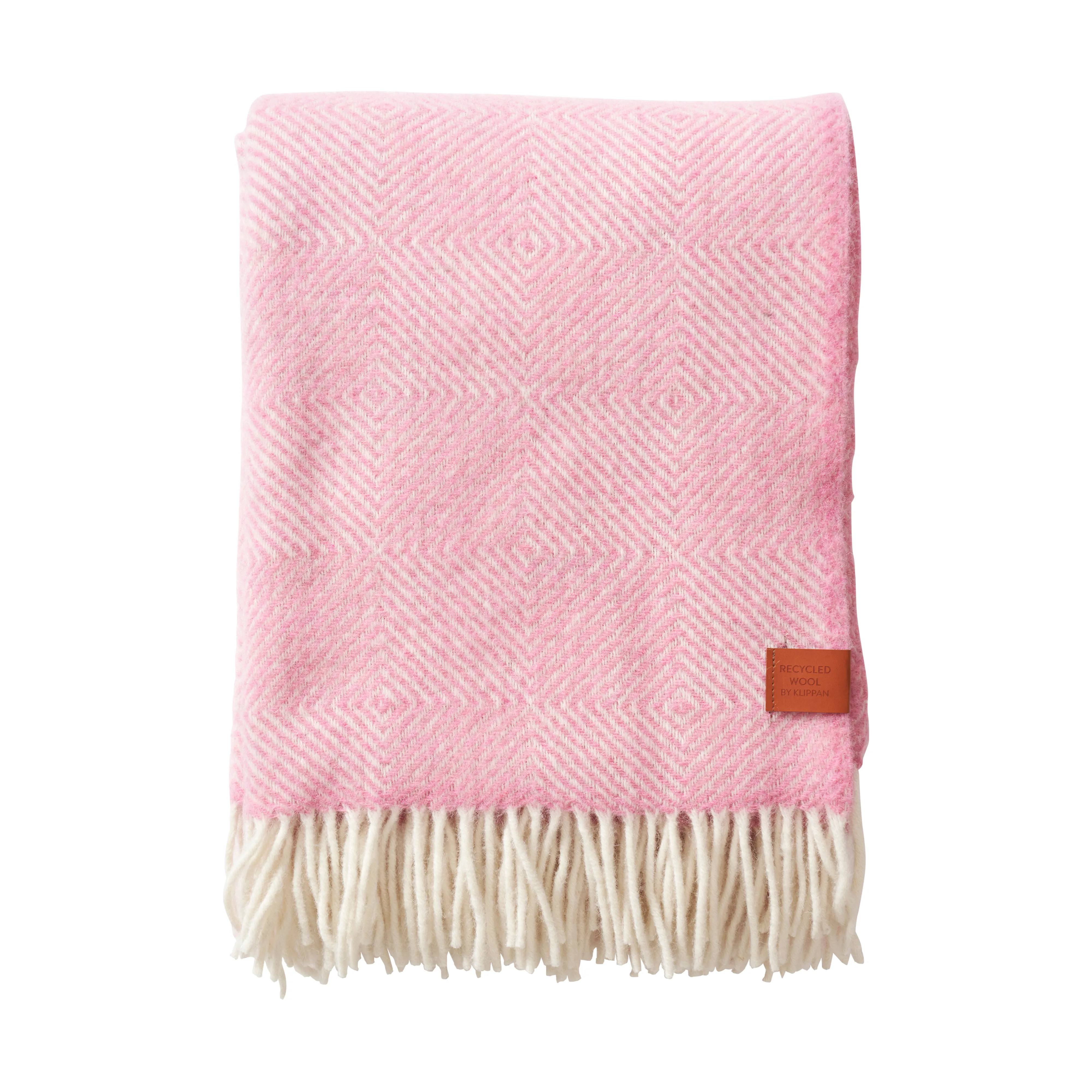 Klippan Freja Plaid van wol 130 x 200 cm • Rood • de Bijenkorf