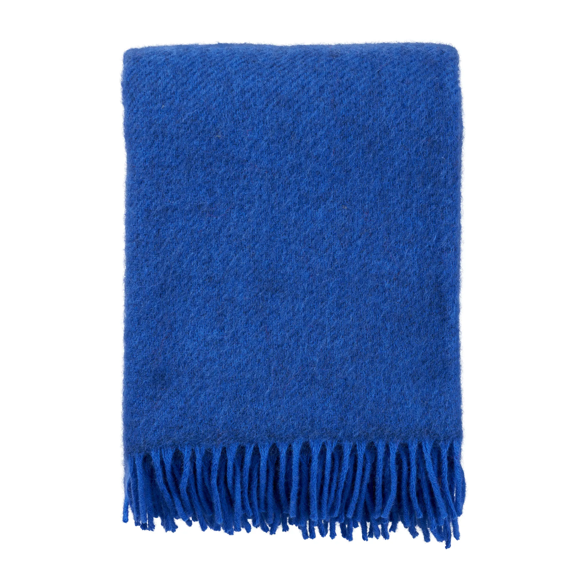 Gotland wollen plaid 130x200 cm, Blauw Klippan Yllefabrik