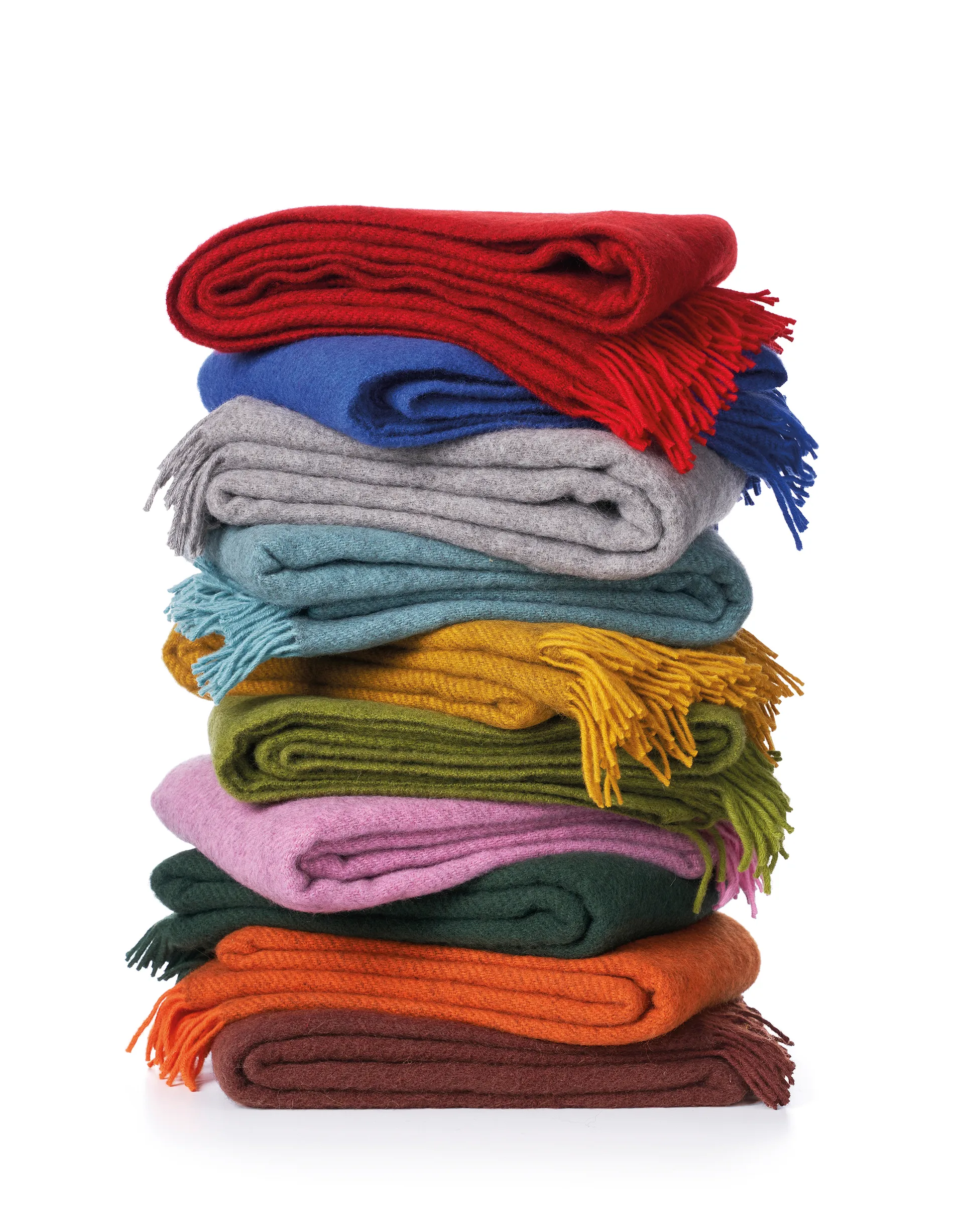 Gotland wollen plaid 130x200 cm, Oranje Klippan Yllefabrik