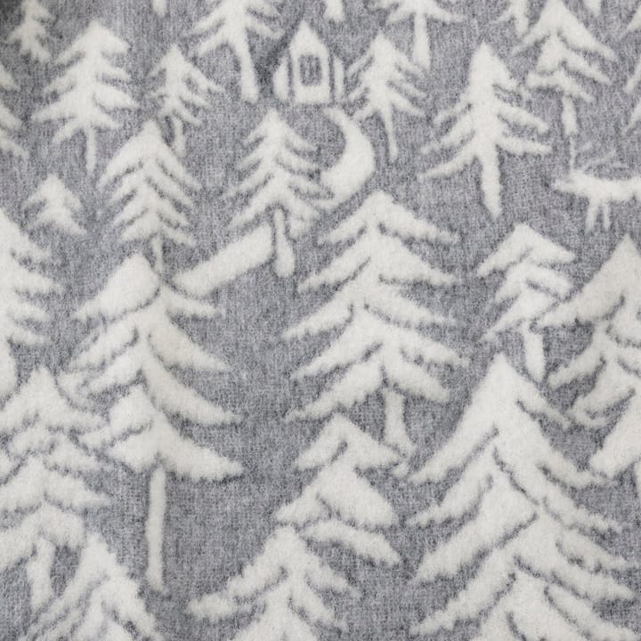 House in the forest wollen deken, grijs Klippan Yllefabrik