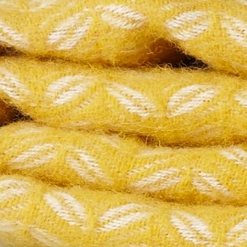 Leaf wollen plaid - geel - Klippan Yllefabrik