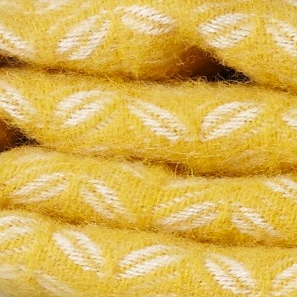 Leaf wollen plaid, geel Klippan Yllefabrik