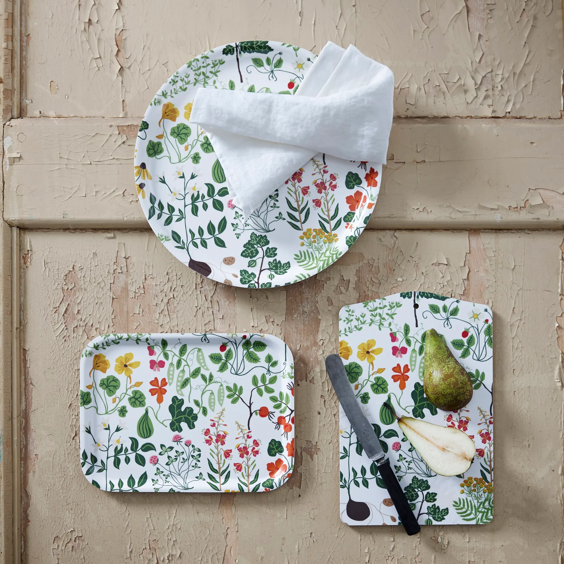 Leksand snijplank, Wit Klippan Yllefabrik