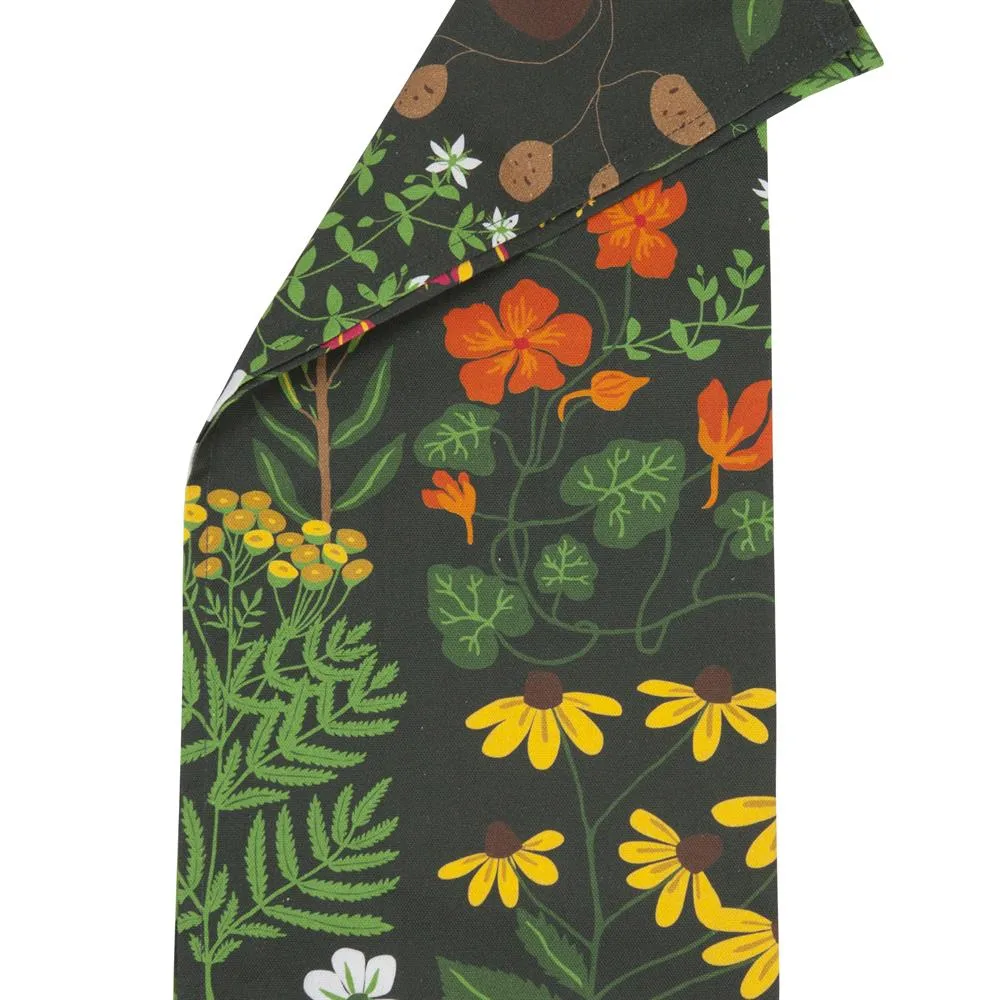 Leksand theedoek, groen Klippan Yllefabrik