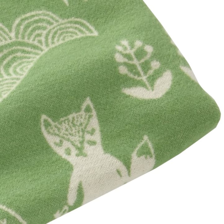 Little bear kinderplaid, groen Klippan Yllefabrik