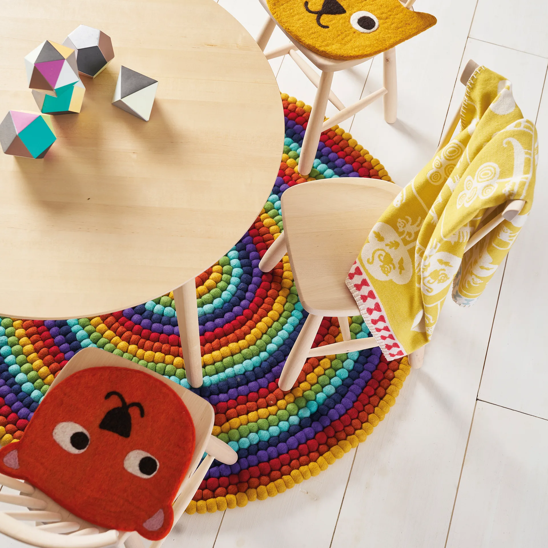 Little Bear zitkussen, Oranje Klippan Yllefabrik