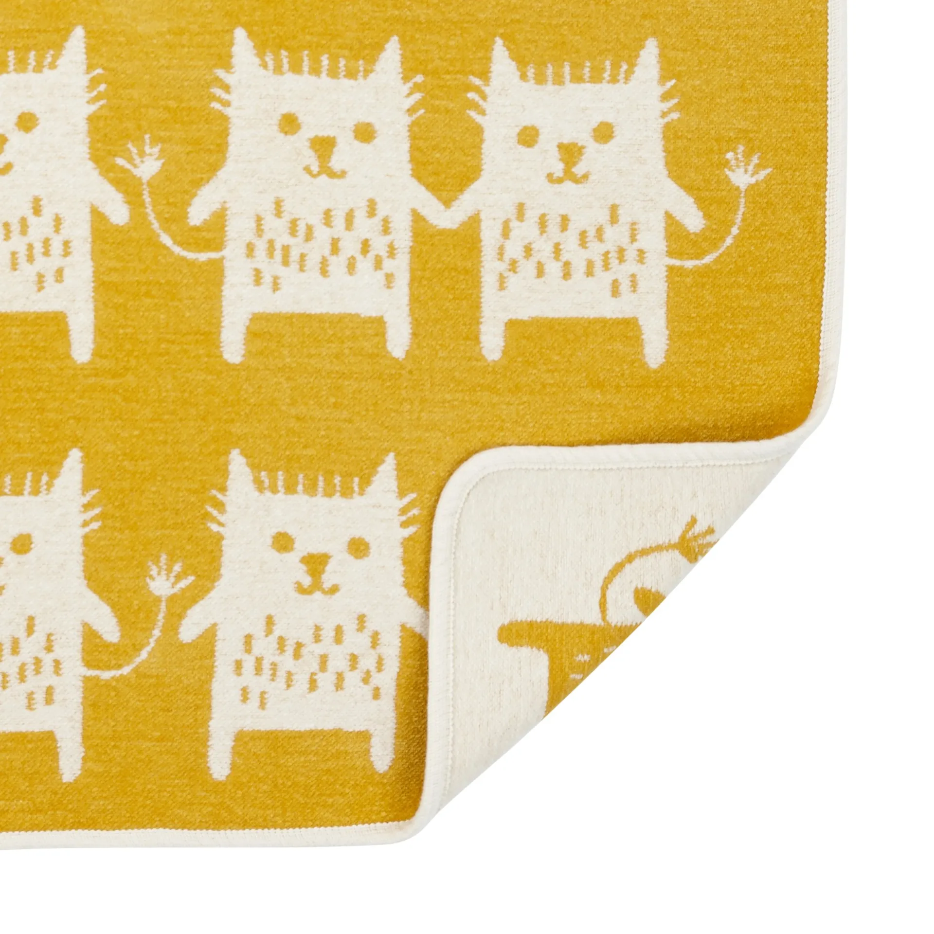 Little me chenille deken, geel Klippan Yllefabrik