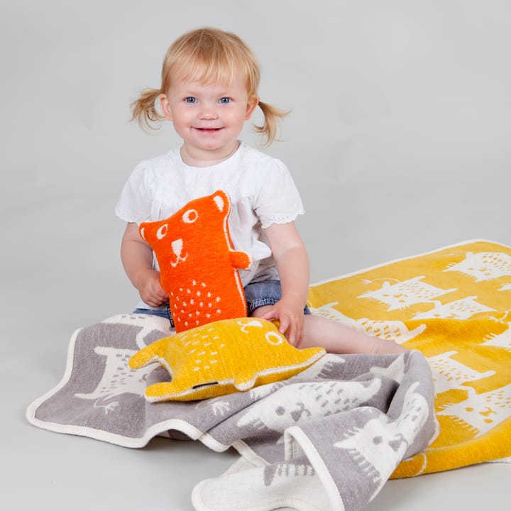 Little me chenille deken, geel Klippan Yllefabrik