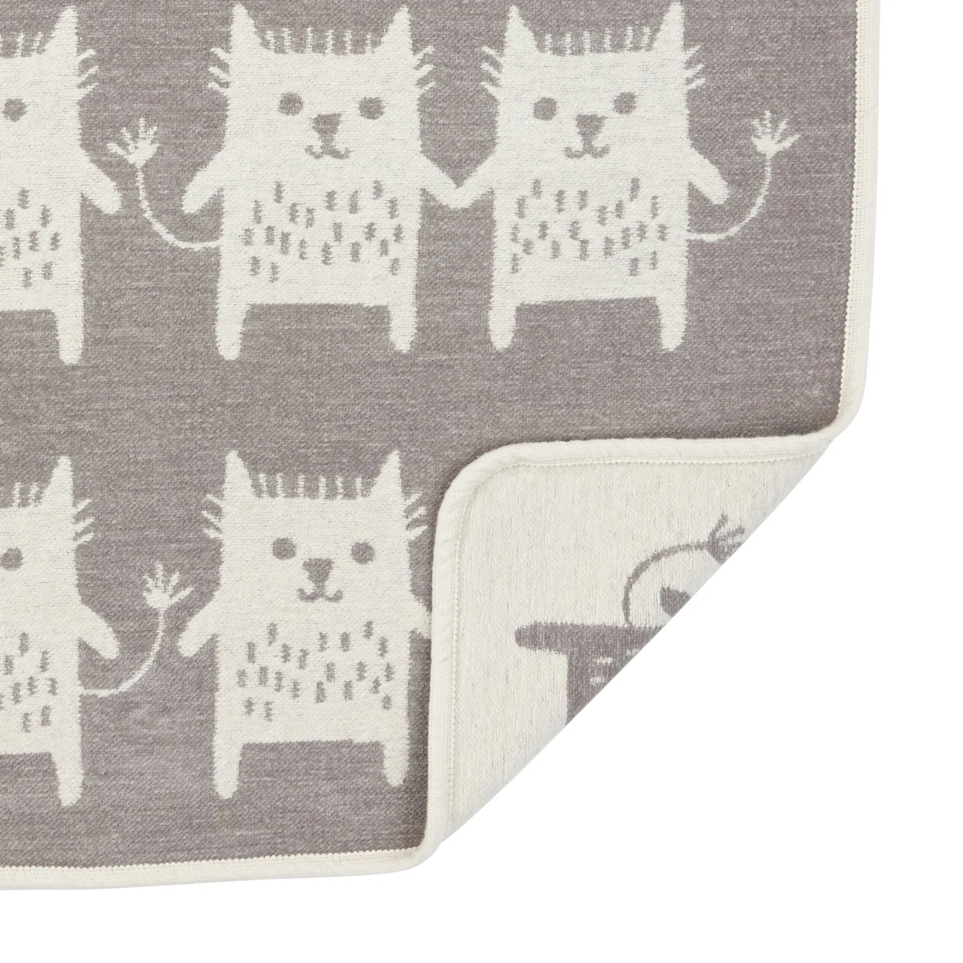 Little me chenille deken, grijs Klippan Yllefabrik