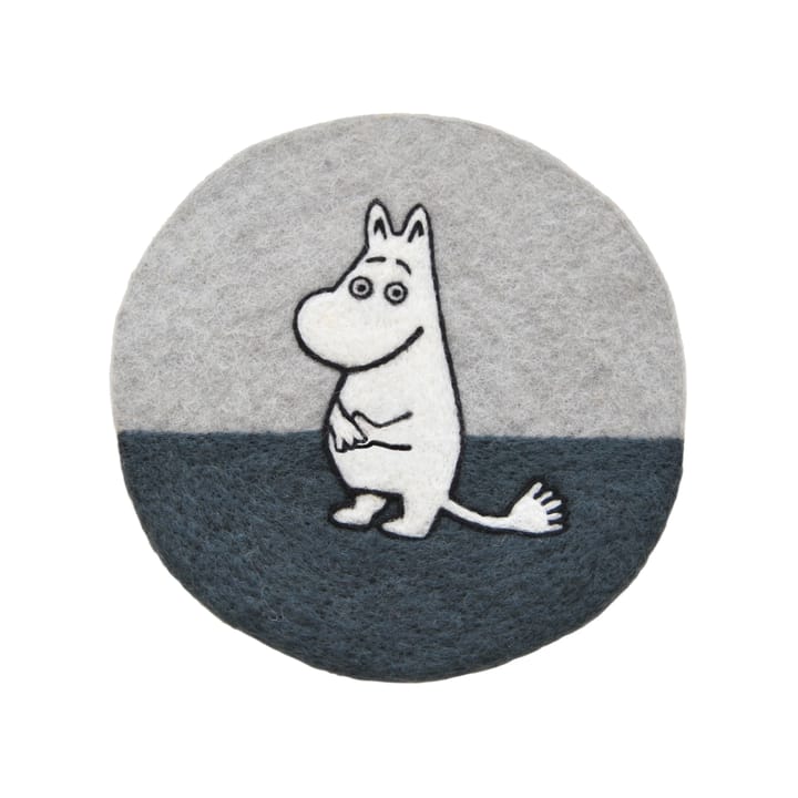 Moomin pannenonderzetter Ø21 cm - Grijs - Klippan Yllefabrik