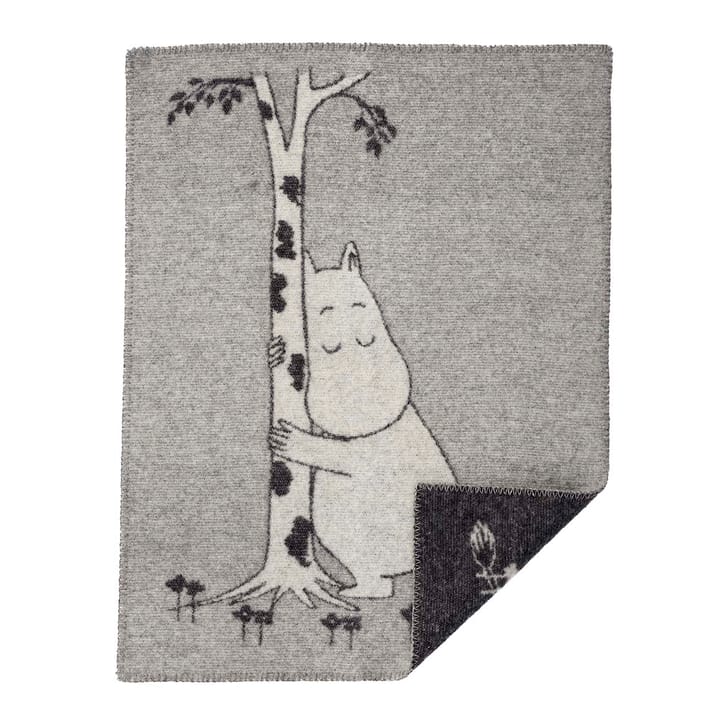 Moomin Tree Hug kinderdeken - grijs - Klippan Yllefabrik