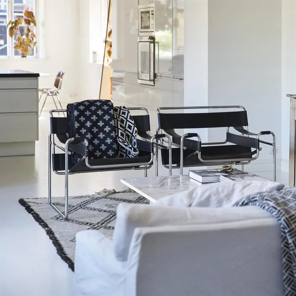 Plus wollen plaid, zwart Klippan Yllefabrik