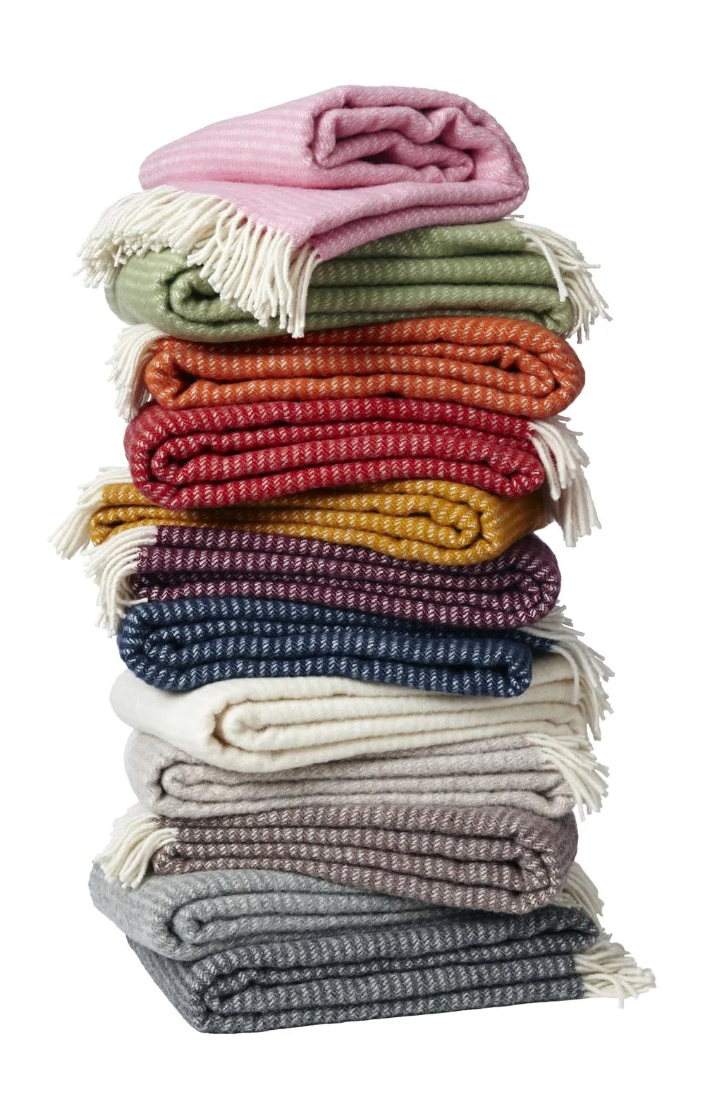 Ralph wollen plaid, rood Klippan Yllefabrik