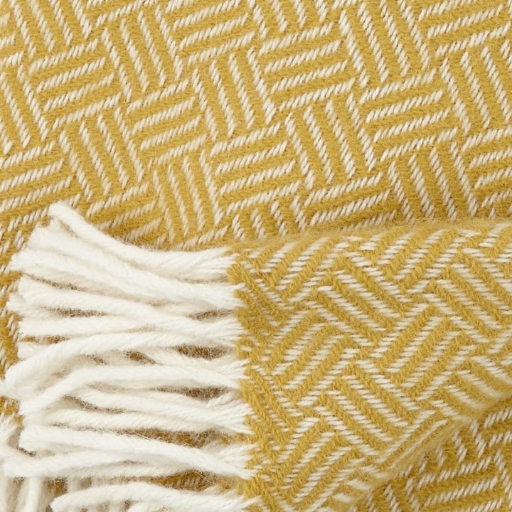 Samba wollen plaid, geel Klippan Yllefabrik