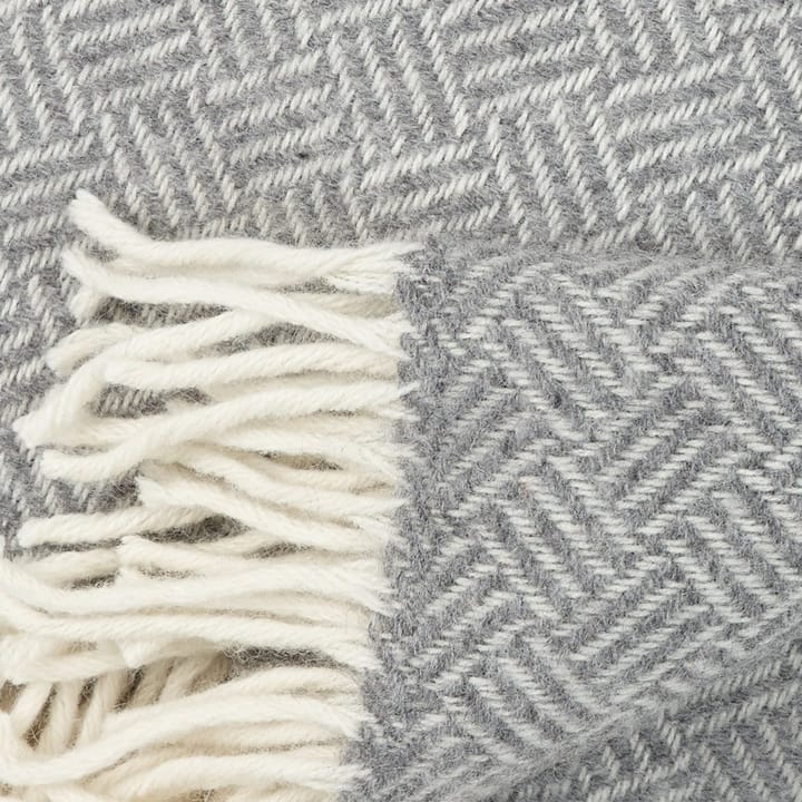 Samba wollen plaid, grijs Klippan Yllefabrik