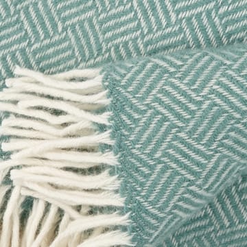 Samba wollen plaid - mintgroen - Klippan Yllefabrik