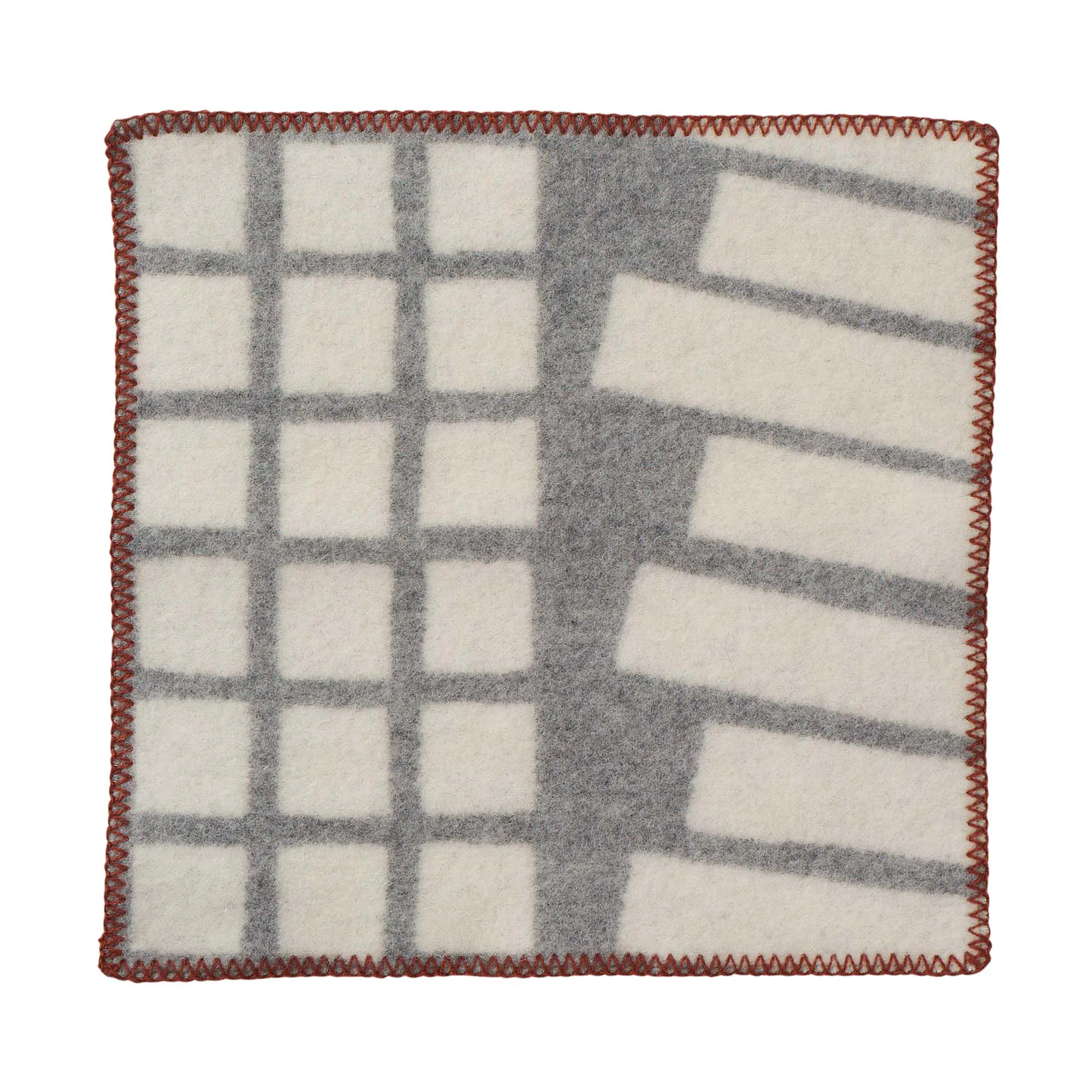 Sankt Petri zitkussen 43x43 cm, Light Grey Klippan Yllefabrik