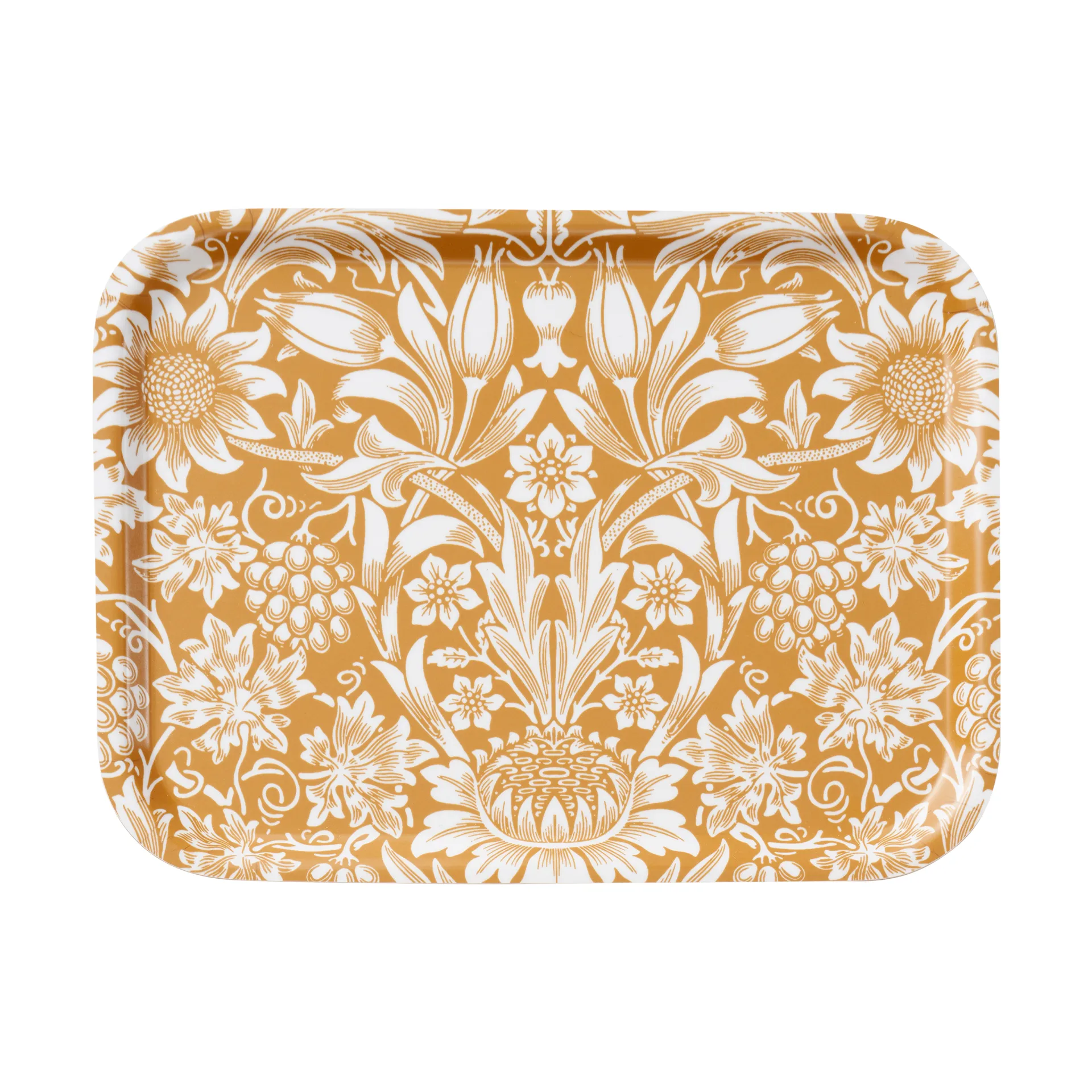 Sunflower dienblad 20x27 cm, Golden Klippan Yllefabrik