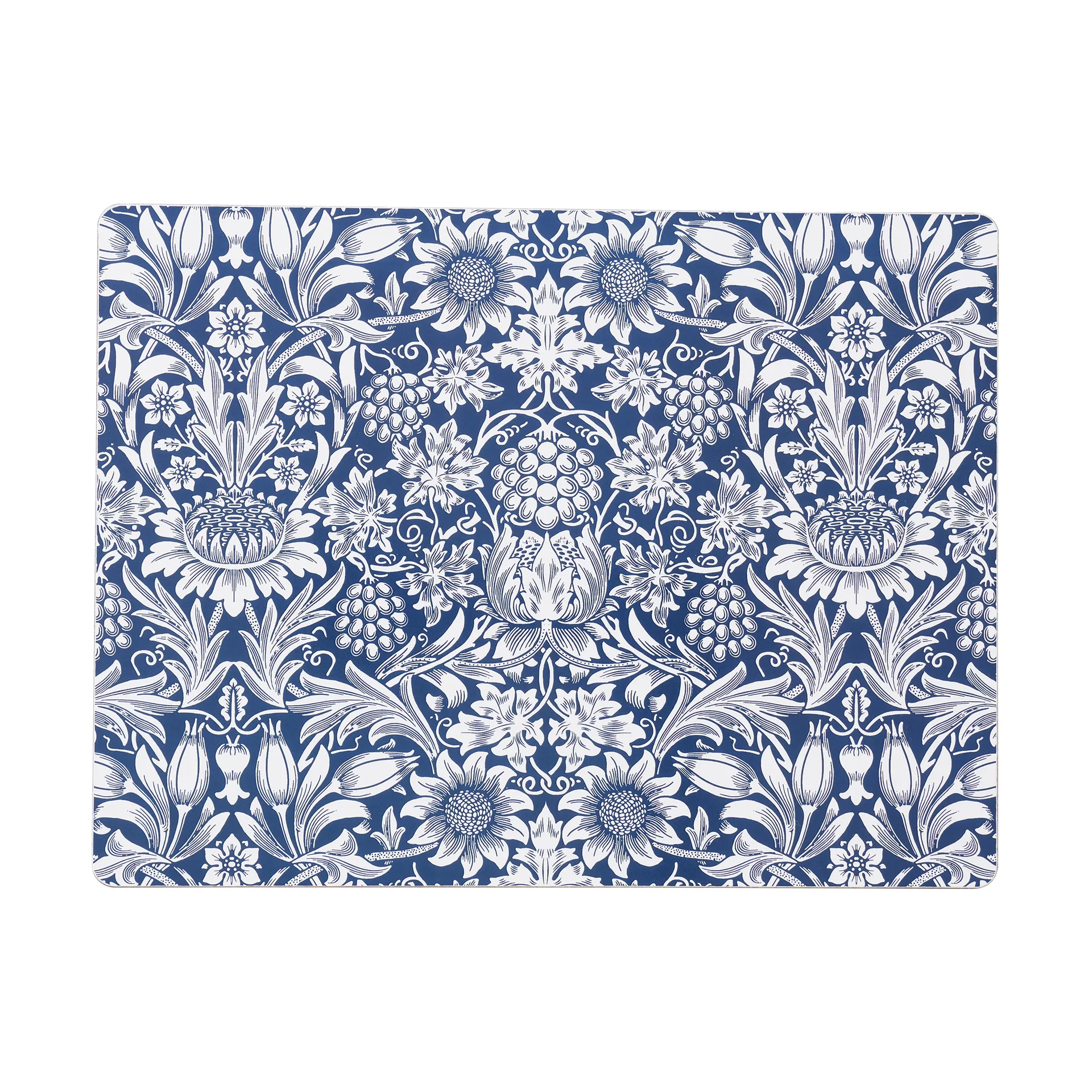 Sunflower placemat 30x40 cm, Dark denim Klippan Yllefabrik