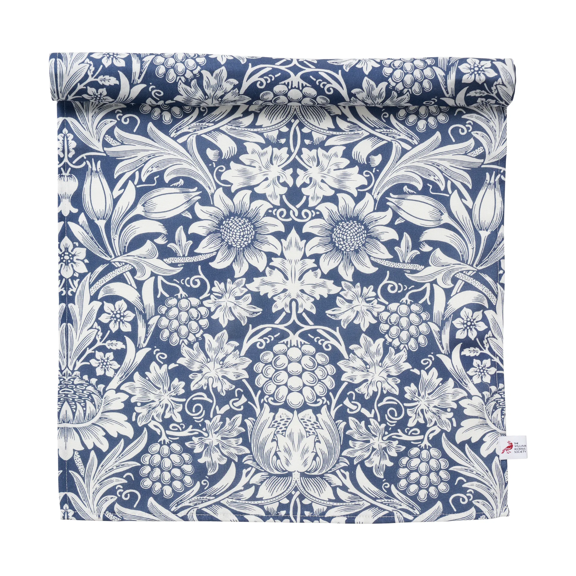 Sunflower tafelloper 45x150 cm, Dark denim Klippan Yllefabrik