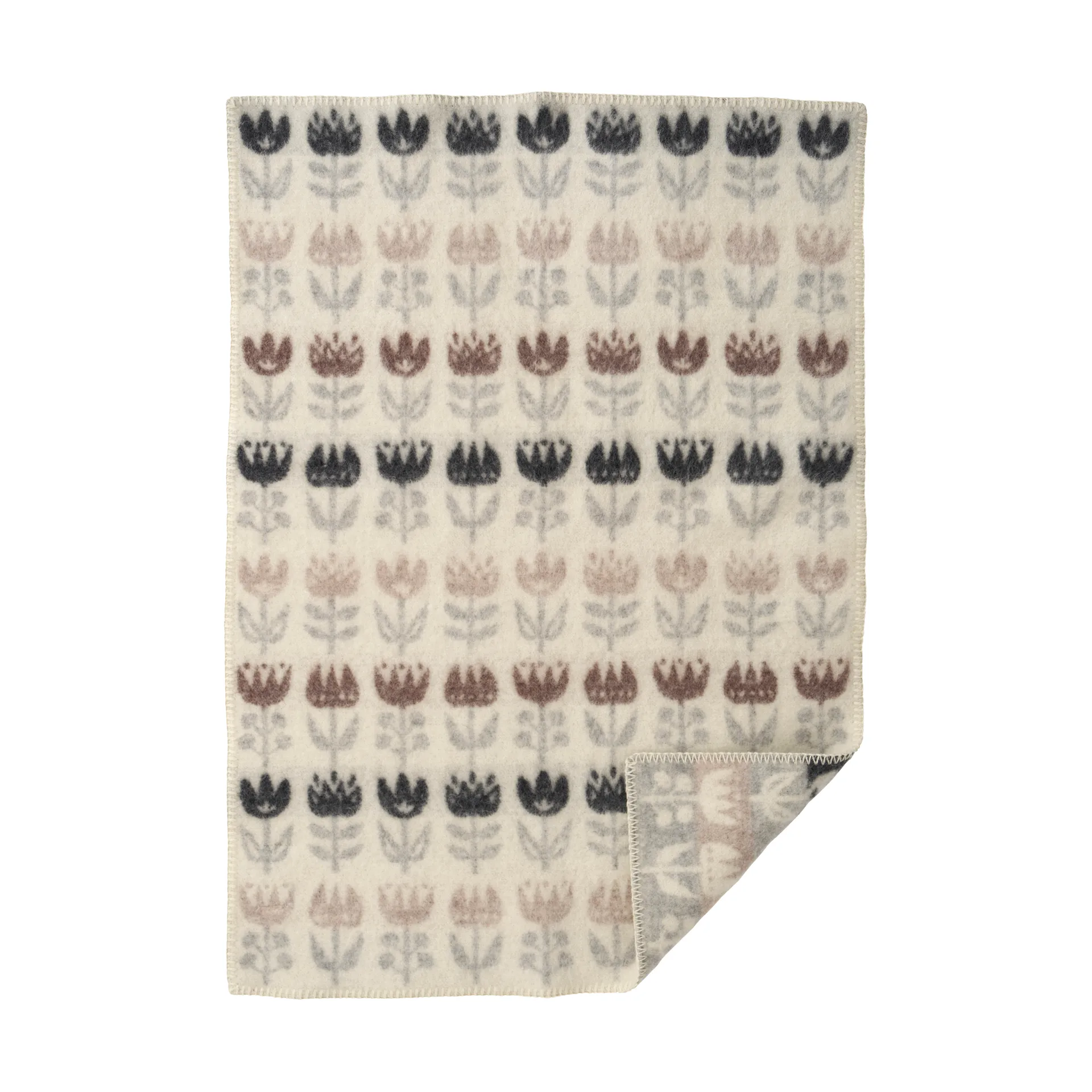 Tulip kinderdeken 65x90 cm, Grey Klippan Yllefabrik