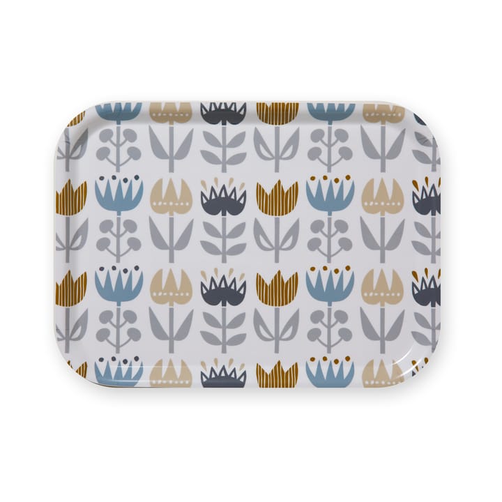 Tulip klein dienblad 20x27 cm - Grey - Klippan Yllefabrik