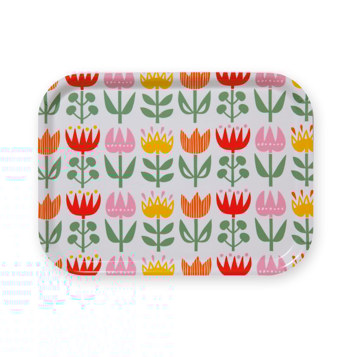 Klippan Yllefabrik Tulip klein dienblad 20x27 cm Multi