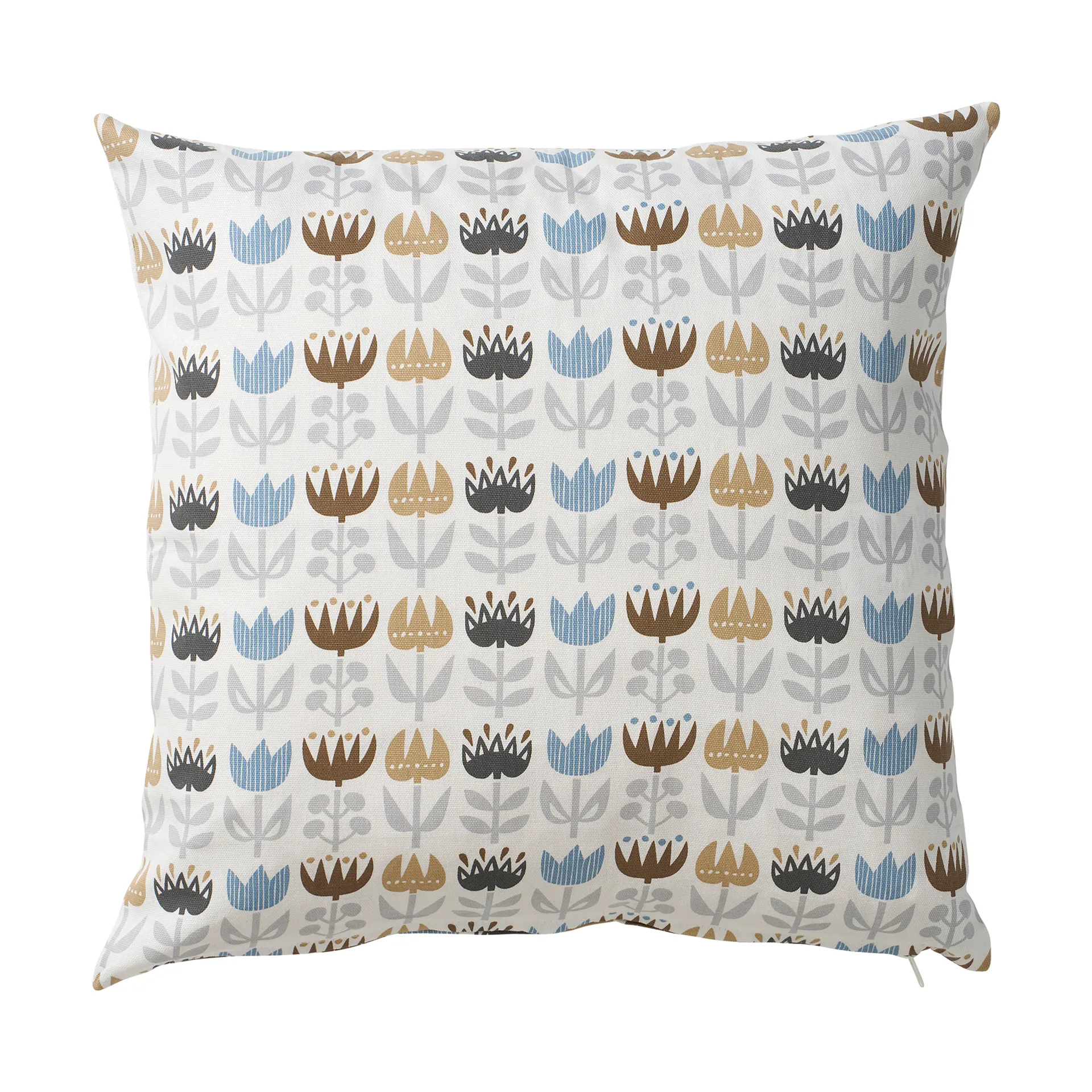 Tulip kussenhoes 45x45 cm, Grey Klippan Yllefabrik
