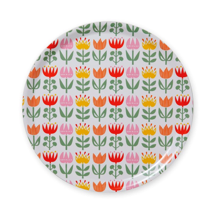 Tulip rond dienblad Ø33 cm - Multi - Klippan Yllefabrik
