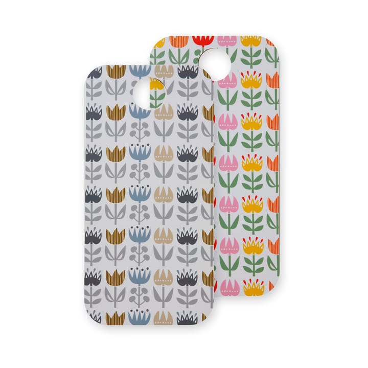 Tulip snijplank 20x40 cm, Grey-multi Klippan Yllefabrik