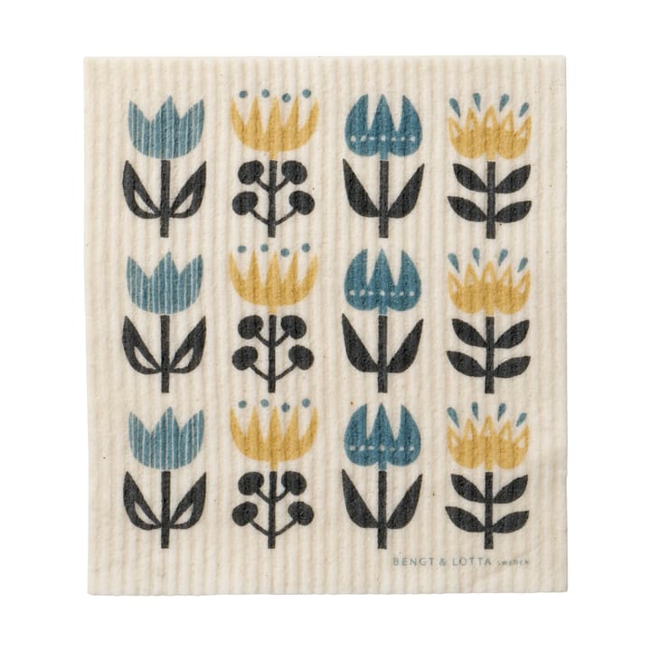 Tulip vaatdoek 17x20 cm - Grey - Klippan Yllefabrik