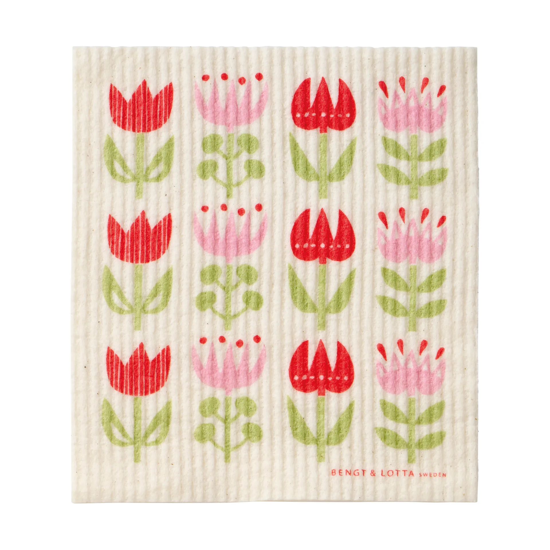 Tulip vaatdoek 17x20 cm, Multi Klippan Yllefabrik