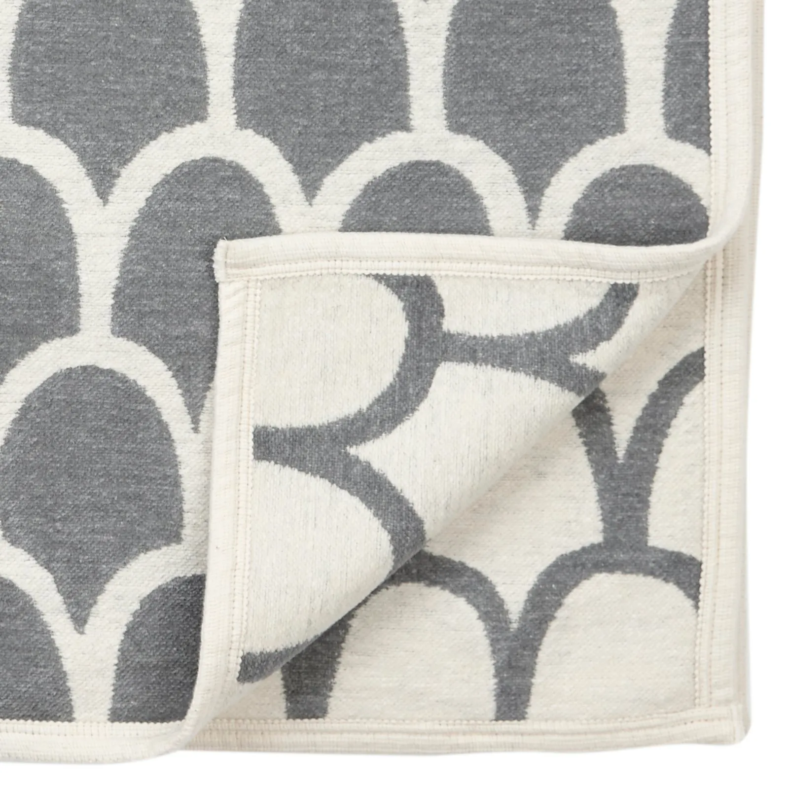 Veren chenille deken, grijs Klippan Yllefabrik