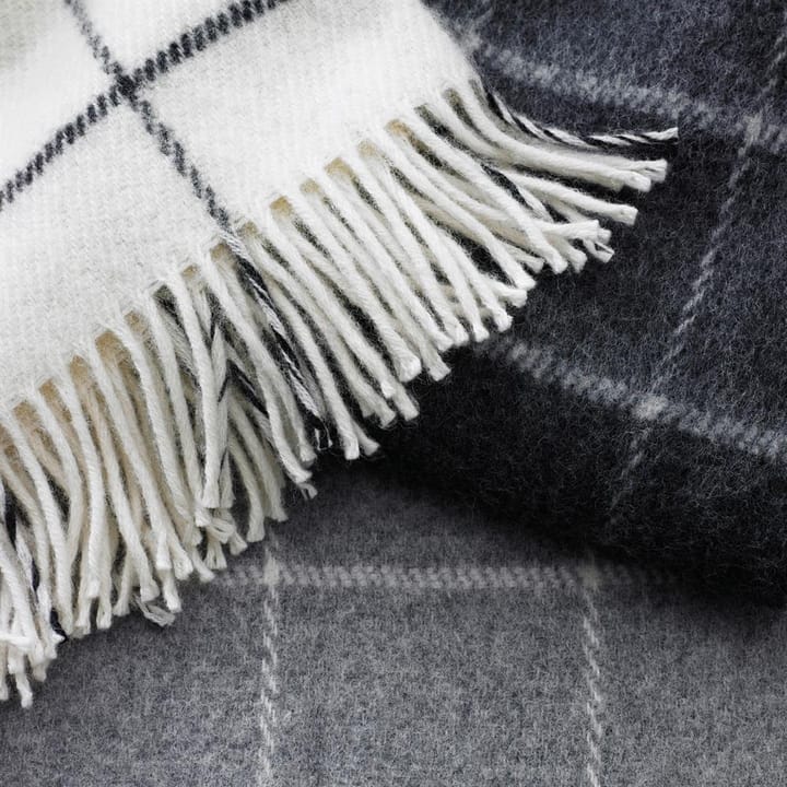 Vinga wollen plaid, wit Klippan Yllefabrik
