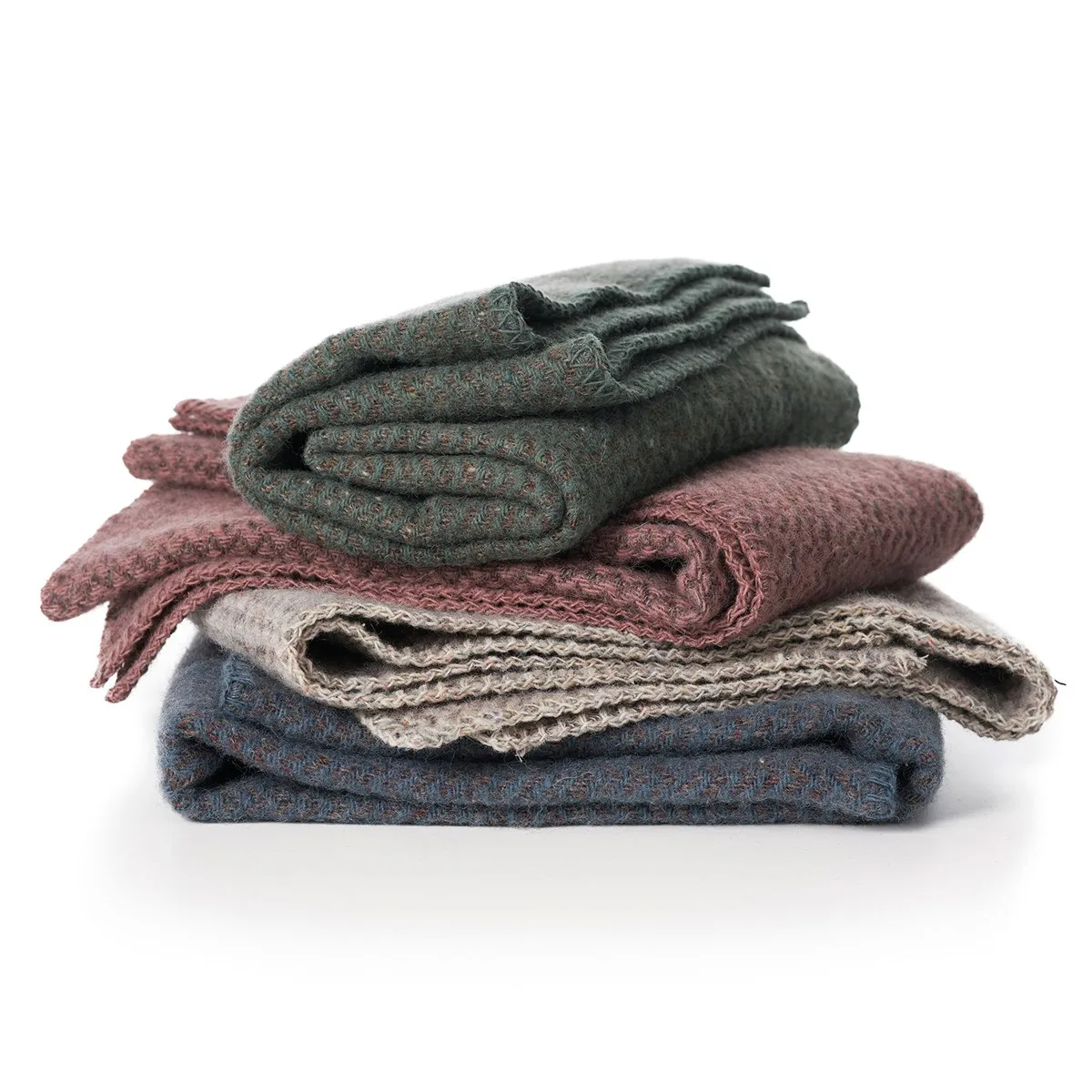 Wave Baby kinderdeken, Natuurbruin Klippan Yllefabrik