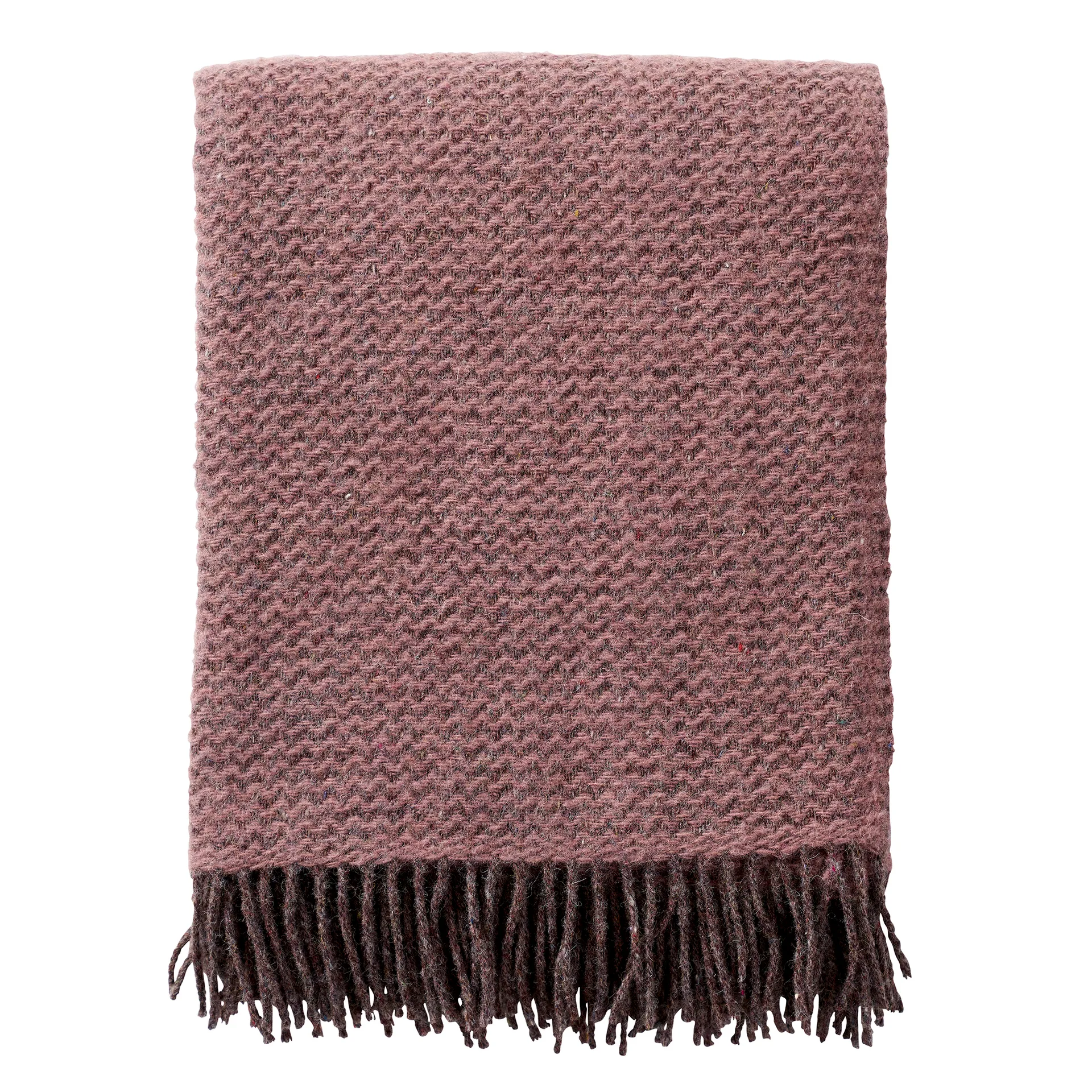 Wave wollen plaid, Rose cloud Klippan Yllefabrik