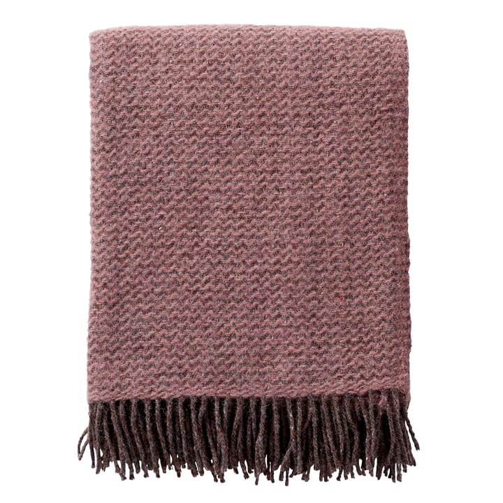 Wave wollen plaid, Rose cloud Klippan Yllefabrik