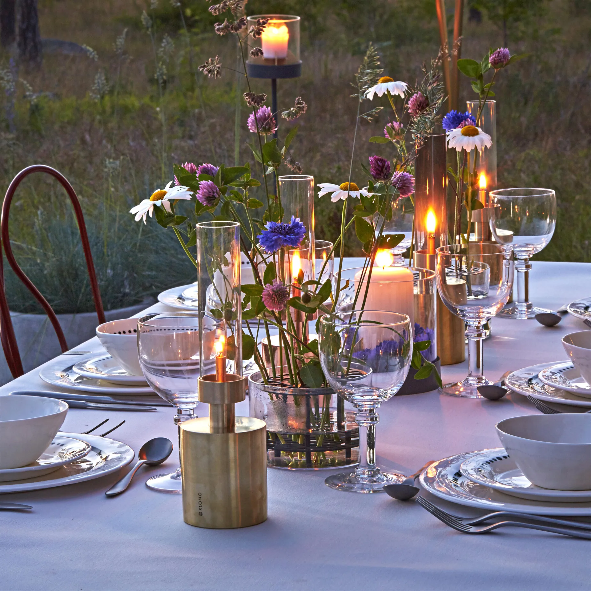 Äng vaas - klein, zwart KLONG