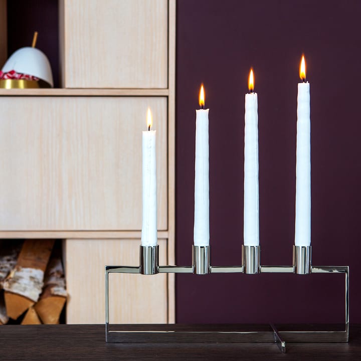 Anno Domini adventskandelaar, Roestvrij staal KLONG