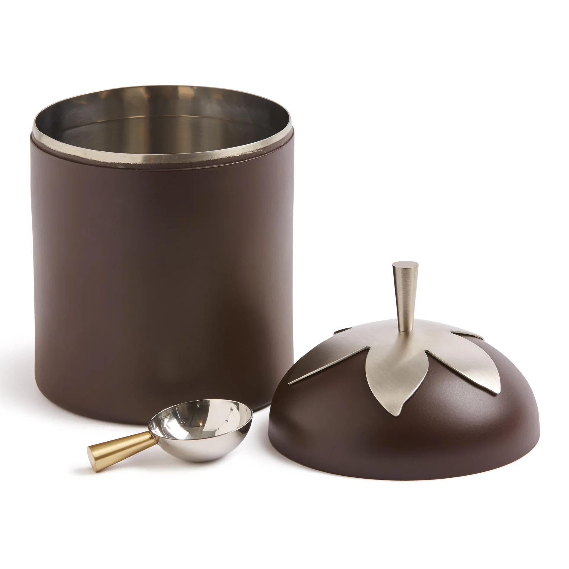 Blad pot - groot, bruin KLONG