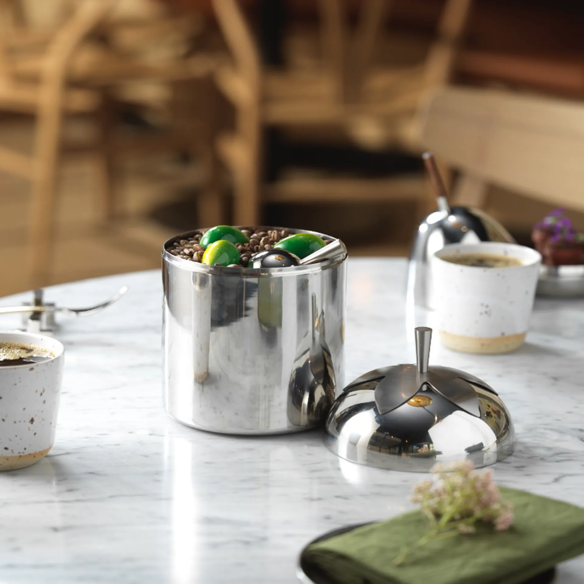 Blad pot - groot, Staal KLONG