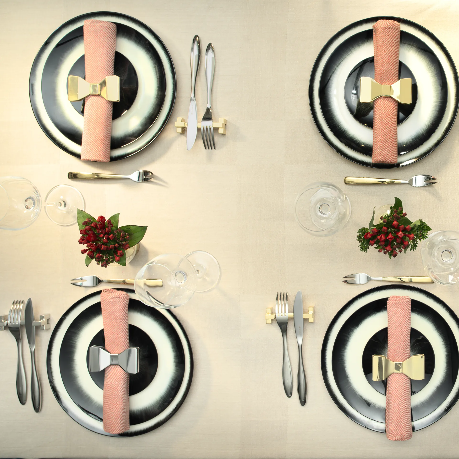 Bowie servetring 2-pack, Messin KLONG