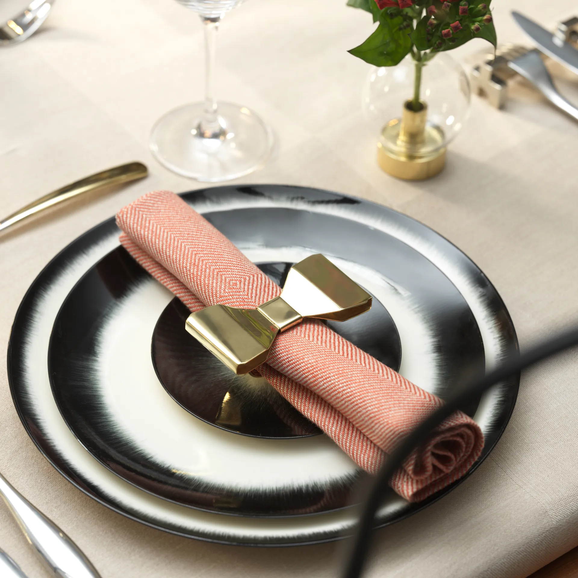 Bowie servetring 2-pack, Messin KLONG