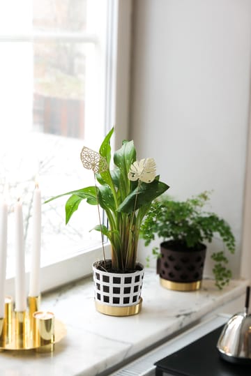 Brass leaves decoratie 2-pack - Water - KLONG