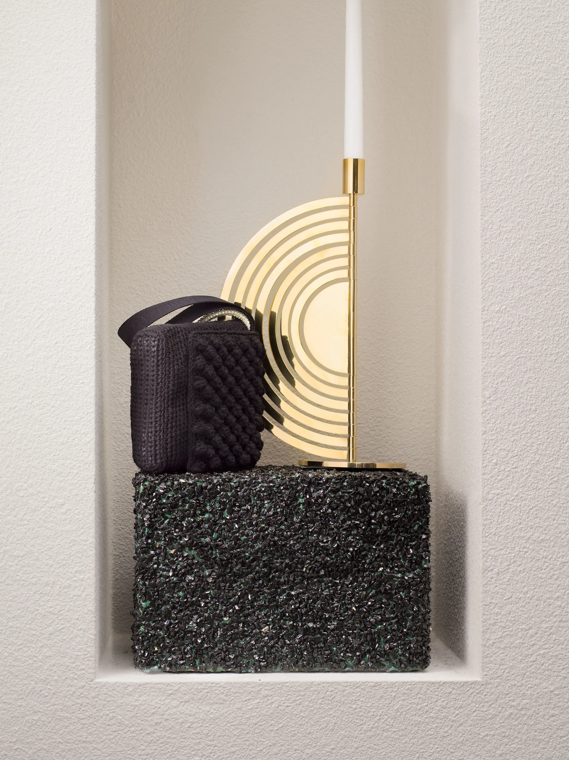 Cirkus kandelaar messing, Medium KLONG